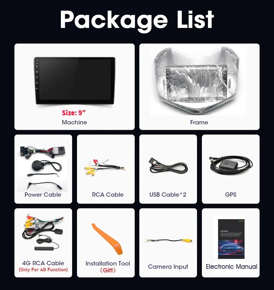 Android13 For Chevrolet Cruze J300 J308 2012-2015 Car Multimedia Stereo Player Navigation 4G GPS Auto Carplay Rear Camera Video