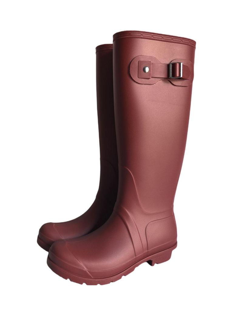Women's Waterproof Non-Slip Fashion Rain Boots - Spring/Summer Korean Style, Wear-Resistant Solid Color