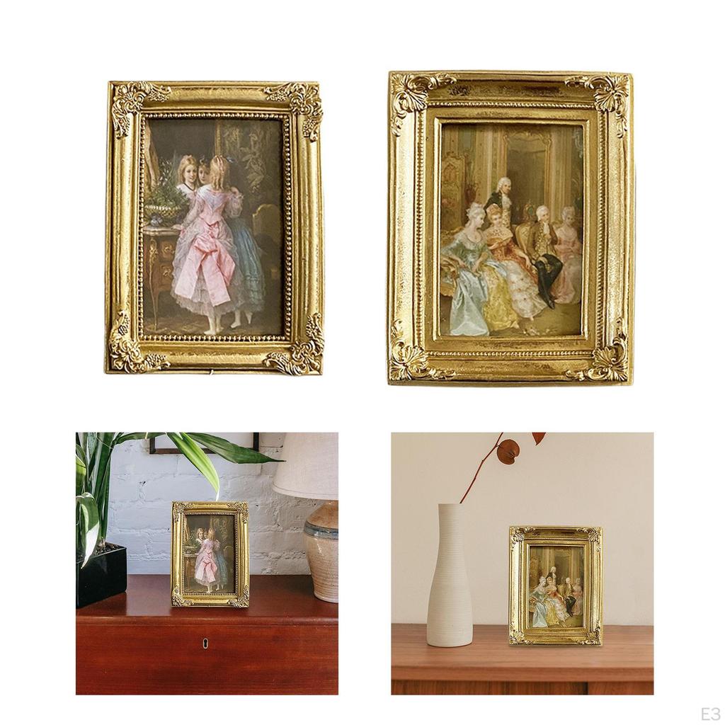 Elegant Resin Picture Frame for Tabletop or Wall Display - Showcase Your Memories in Style