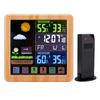 Wireless Weather Station Clock with Color Display