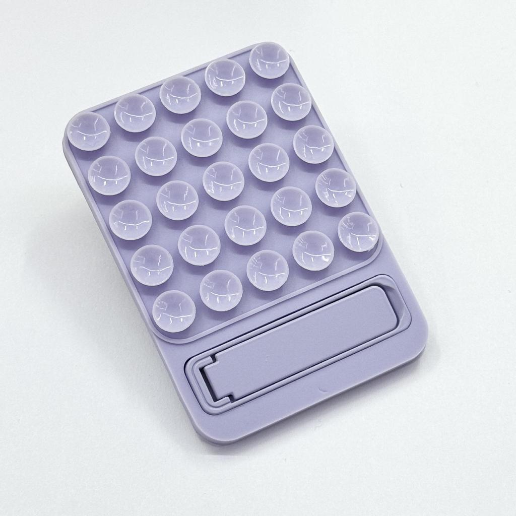 Trendy Silicone Suction Cup Phone Holder - Dopamine Color