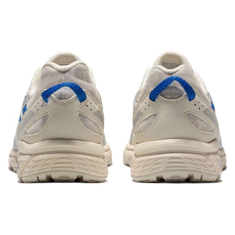 Asics Gel-Venture 6 Comfortable Outdoor Fabric Synthetic Leather Low-Top Trail Running Shoes Men Sneaker Light-Gray Blue 1011B550-101