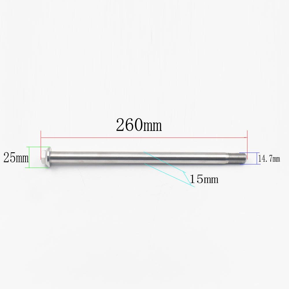 Motorcycle Front Wheel Axle for Yamaha YZF-R3 / R3 / MT-03 Front Wheel Rim Middle Axle Replacement Spare Parts