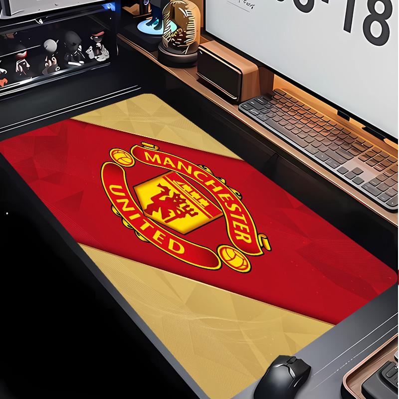 Tappetino per Mouse con Motivo Calcio Manchester United Non?Tappetino Mouse da Gioco Antiscivolo con Base in Gomma per Scrivania Ufficio Casa