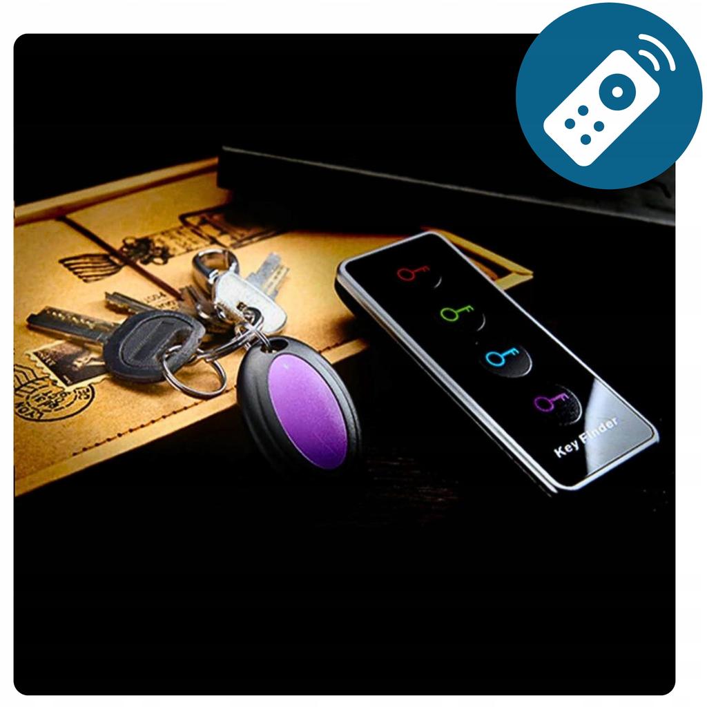 Wireless Key Finder Tag Phone Key Locator With Remote Control 4 Pieces