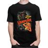 Vintage Retro Vampurr Horror Cat T Shirts Pure Cotton Tees Shirt Summer O Neck Tshirts Casual Short Sleeve Clothing For Men