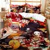 New Anime Demon Slayer Bedding Set Japanese Cartoon Bed Linen 200x220 Teens Girls Twin Single Queen King Full Duvet Cover Sets