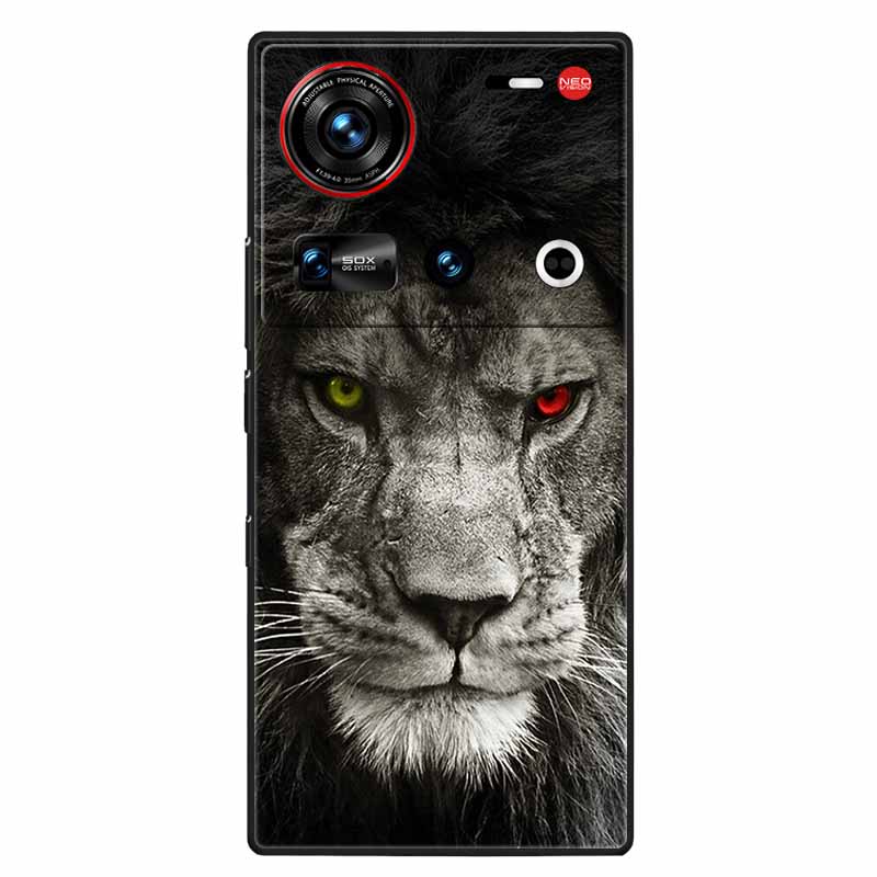 For ZTE Nubia Z70 Ultra 5G Case 6.85'' Black Silicone TPU Soft Phone Cover for Nubia Z70 Ultra Protective Back Shells Z 70 Ultra