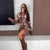 Spot 1116 autumn new plaid shirt