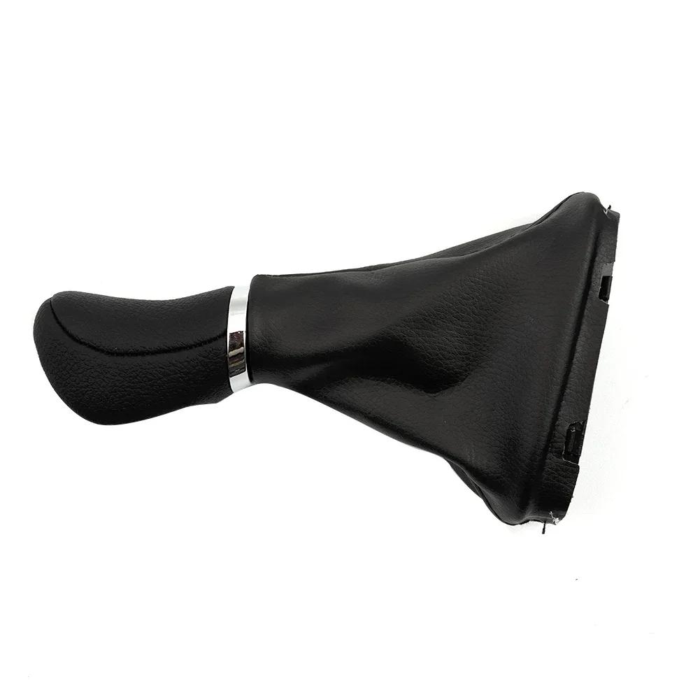 Black Automatic Gear Shift Knob With Boot For Mercedes-Benz W204 Plastic + PU Leather 11cm Length Automobiles Parts