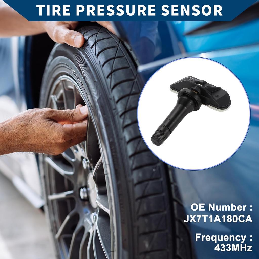 No.JX7T1A180CA 433MHz Tire Pressure Sensor for Ford Explorer for Lincoln Aviator 2020 Tire Pressure Monitoring Sensor 1 Pcs