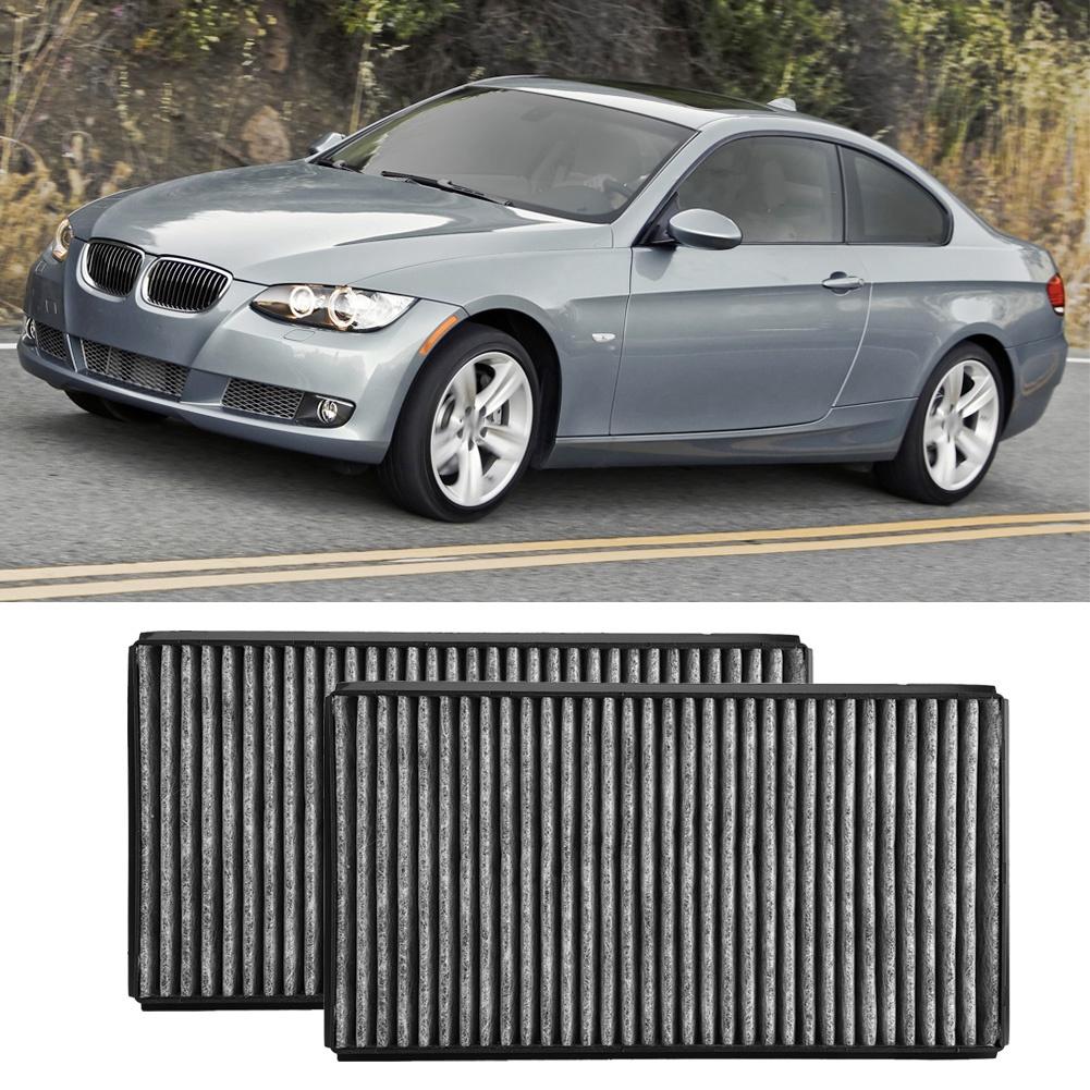 2pcs Cabin Air Filter Set For E60 528i 535i 535xi 545i 550i 650i M5 M6