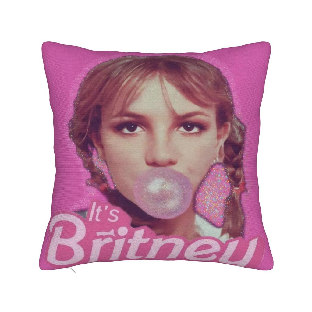 Decorative Pillow Covers Singer Britney Spears Product Seat  Throw Pillow Case Cover Square Style MultiSize