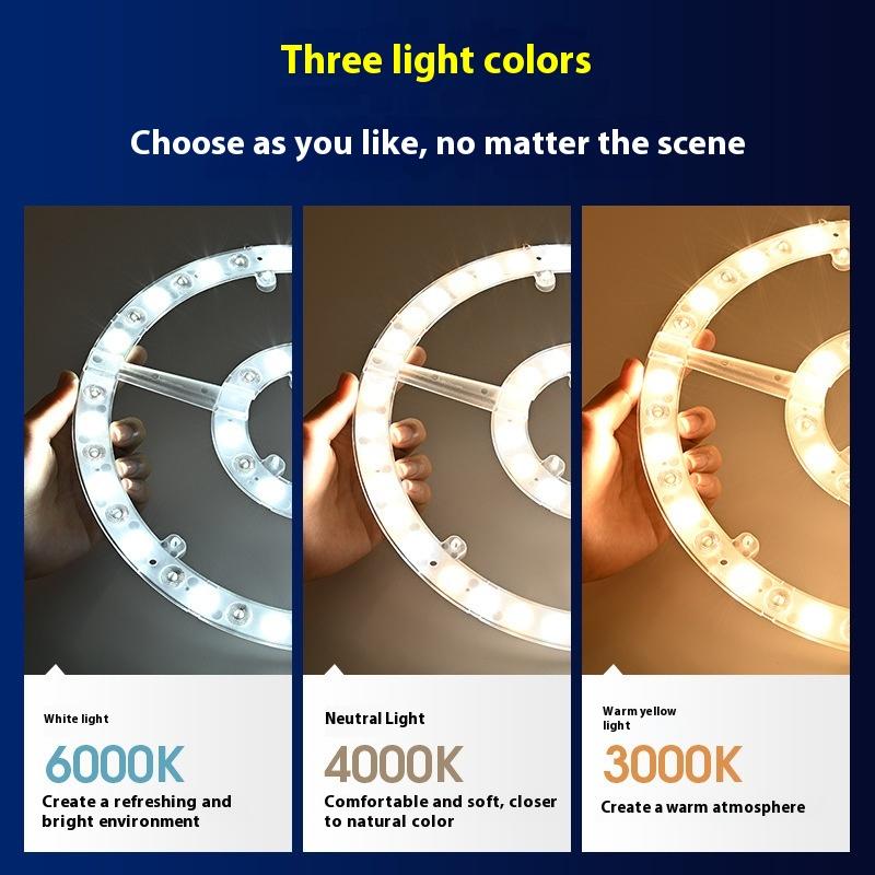 1 Set 12W 18W 24W 36W 48W 72W Led Panel Circle Ring Light Led Round Ceiling Lamp Decoration Ac220V Ceiling Lamp Light Source