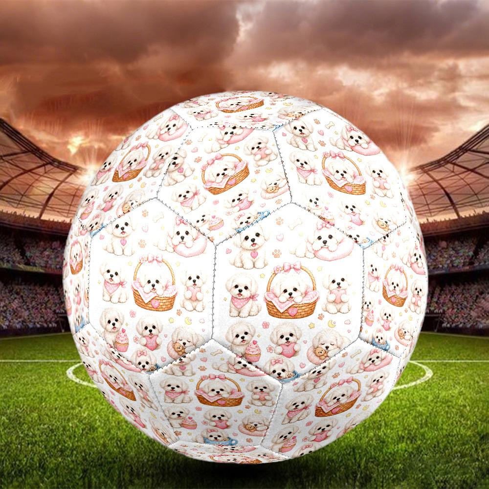 Cute Puppy Collection Love Size 5 Soccer Ball Machinestitched Indooroutdoor Training And Matches Ideal For Soccer Enthusiasts Perfect Birthday