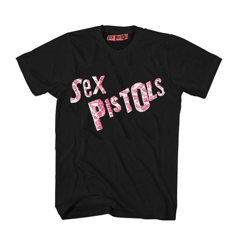 SEX PISTOLS Sex Pistols Band Rock Black Men's Women's T-Shirt Cotton Printed Men's Summer Clothing Women's T-Shirt
