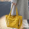 Drawstring Large Capacity Tote Bag Women's Versatile Shoulder Bag