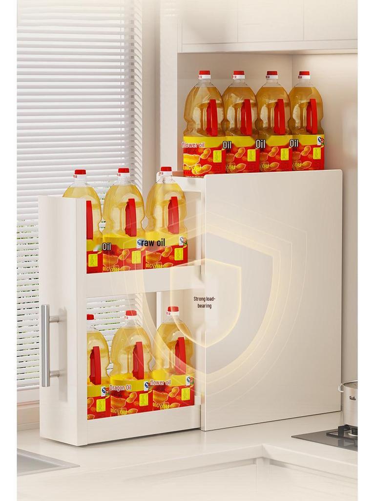 Scaffale Organizer Multifunzione per Spezie e Oli da Banco da Cucina