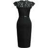 Trendig Dam Brudtärneklänning Kjol Liten Klänning Spets Höftklänning