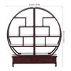 Alasum Miniature Furniture Display Shelf, Chinese Style, 1:25 Scale, Round, for Sandplay, Sand Play, Diorama, Dollhouse, Architectural Model, ABS
