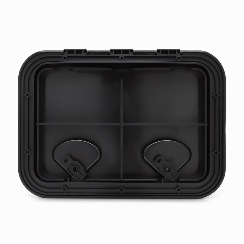 Waterproof Deck Access Hatch Cover ABS Plastic Anti-UV Non-Skid pection for Marine Boat Yacht RV Accessories Black White