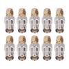 10Pcs RF Coaxial Cable Adapter BNC Female To SMA Male Coax Line Connector Set Kit