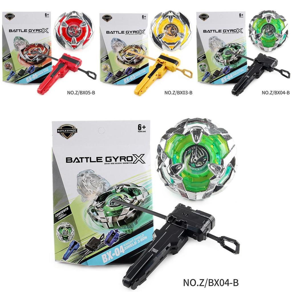 Z Brand Giroscopio Esplosivo Serie X 6 Opzioni Scatola Giroscopio Bx Giroscopio da Battaglia con Impugnatura Lanciatore Materiale in Lega Z/bx01-b Scatola 161g