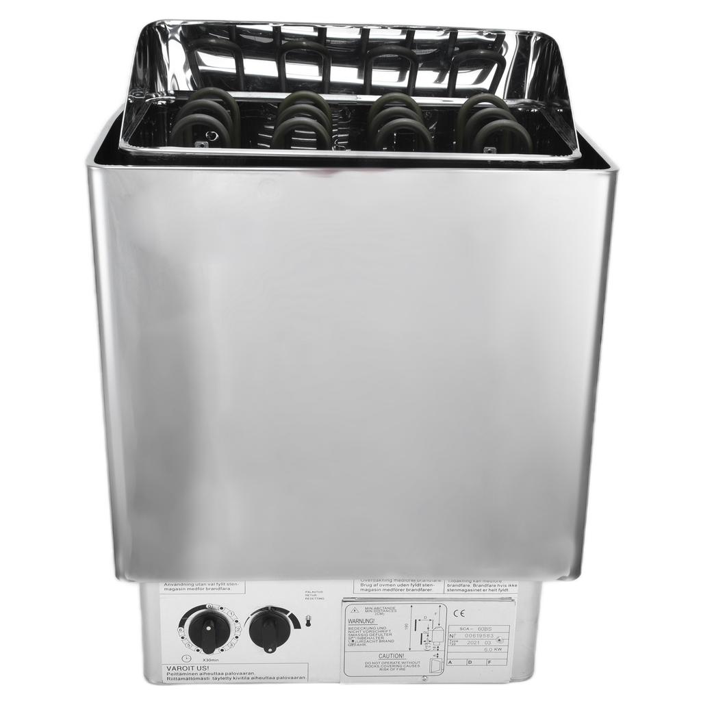 6KW Electric Sauna Heater Inner Control Heater Stove Steam Room Equipment 220V 50/60HZ