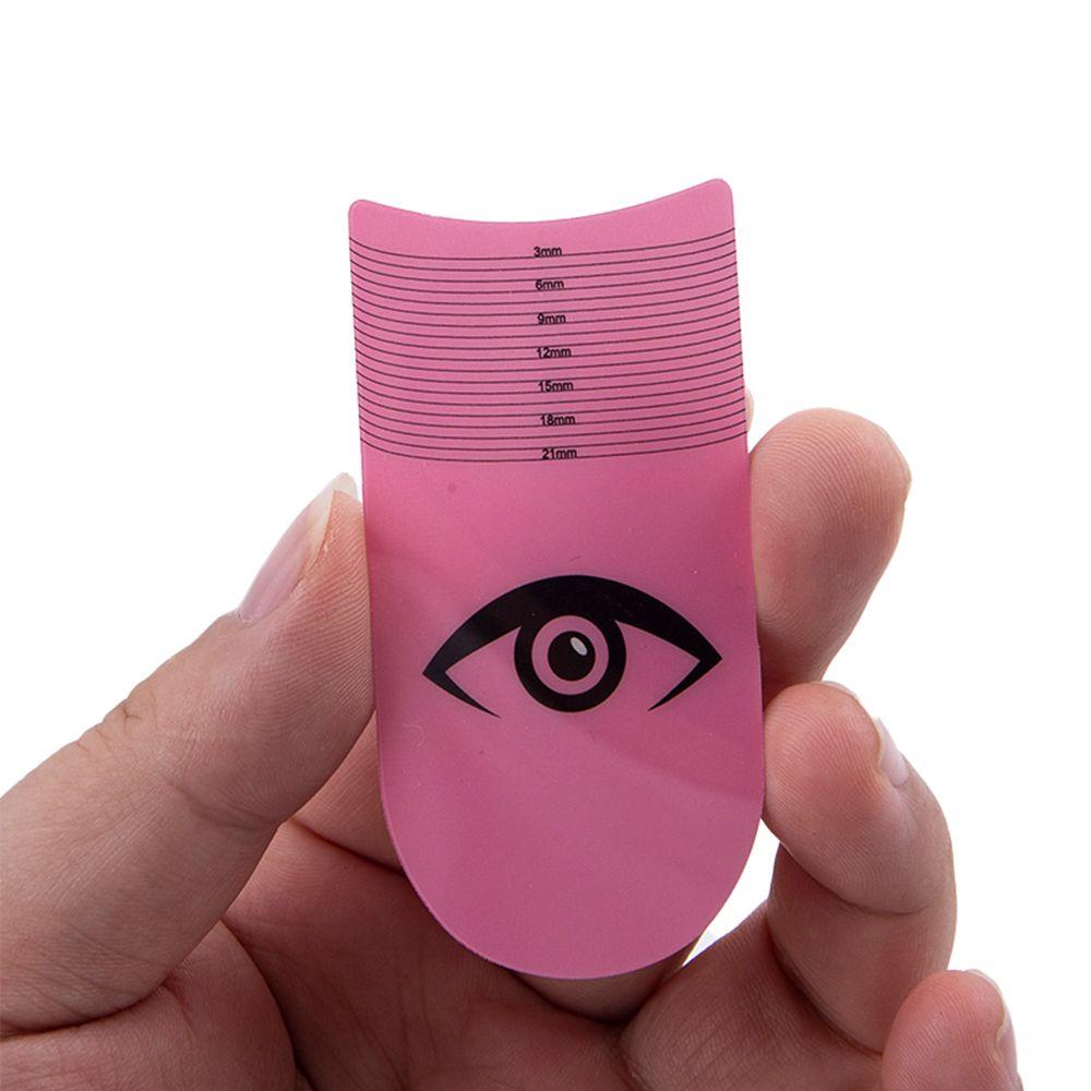 Eyelash Stencils Ruler Eyelashes Curling Degree Ruler Eyelashes Length Ruler Eyebrow Beauty Tools