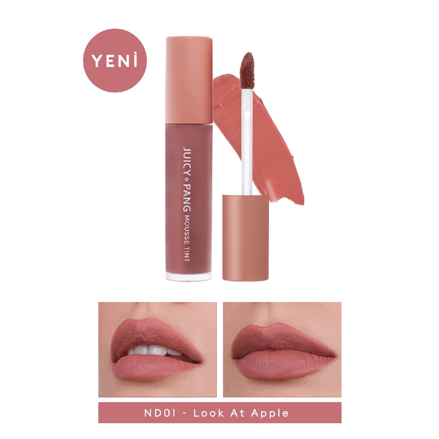 

Пенный оттенок, придающий влажный и гладкий вид (nd01) A pieu Juicy-pang Mousse Тинт Нюдовый