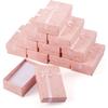 12Pcs Black Small Jewelry Gift Boxes 3.19x2.03 Inch Bracelet  Earring Packaging Boxes With Lids Bowknot for Easter Valentines Day Jewelry Display