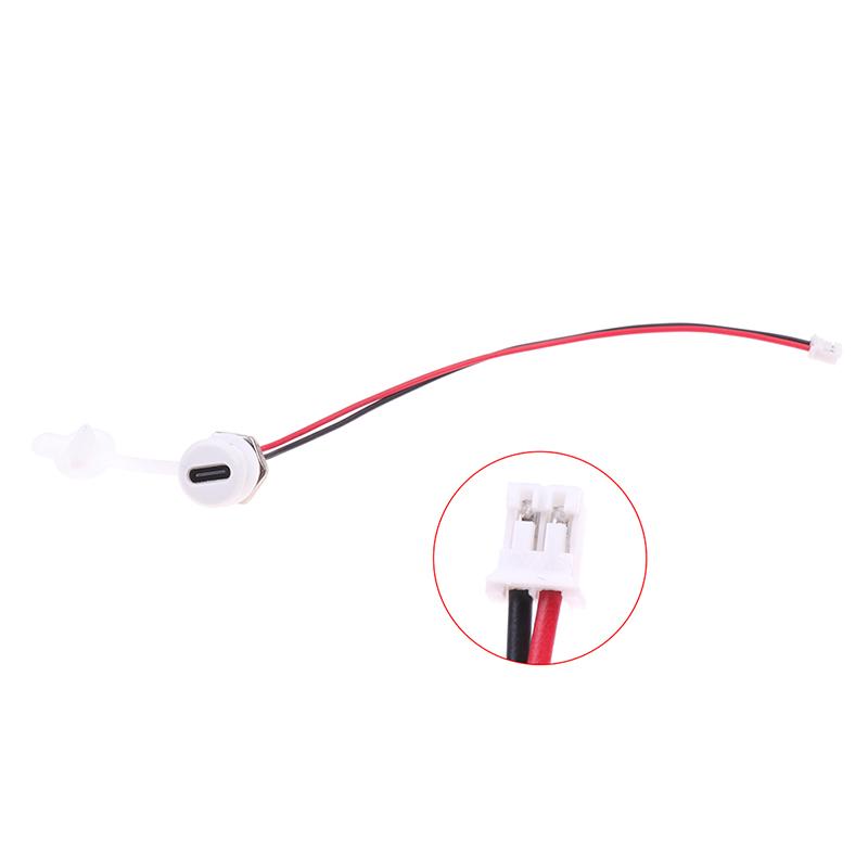 USB-C 2/4/5pinový vysokonapěťový nabíjecí konektor s Ph2.0 matice a zacvakávací destičkou, USB Type-C samice, vodotěsný konektor samice