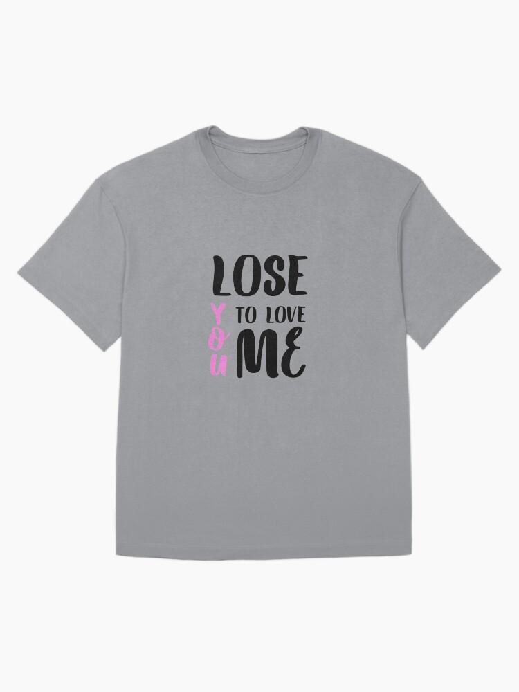 Lose You To Love Me Zitat Selena Gomez Oversized T-Shirt