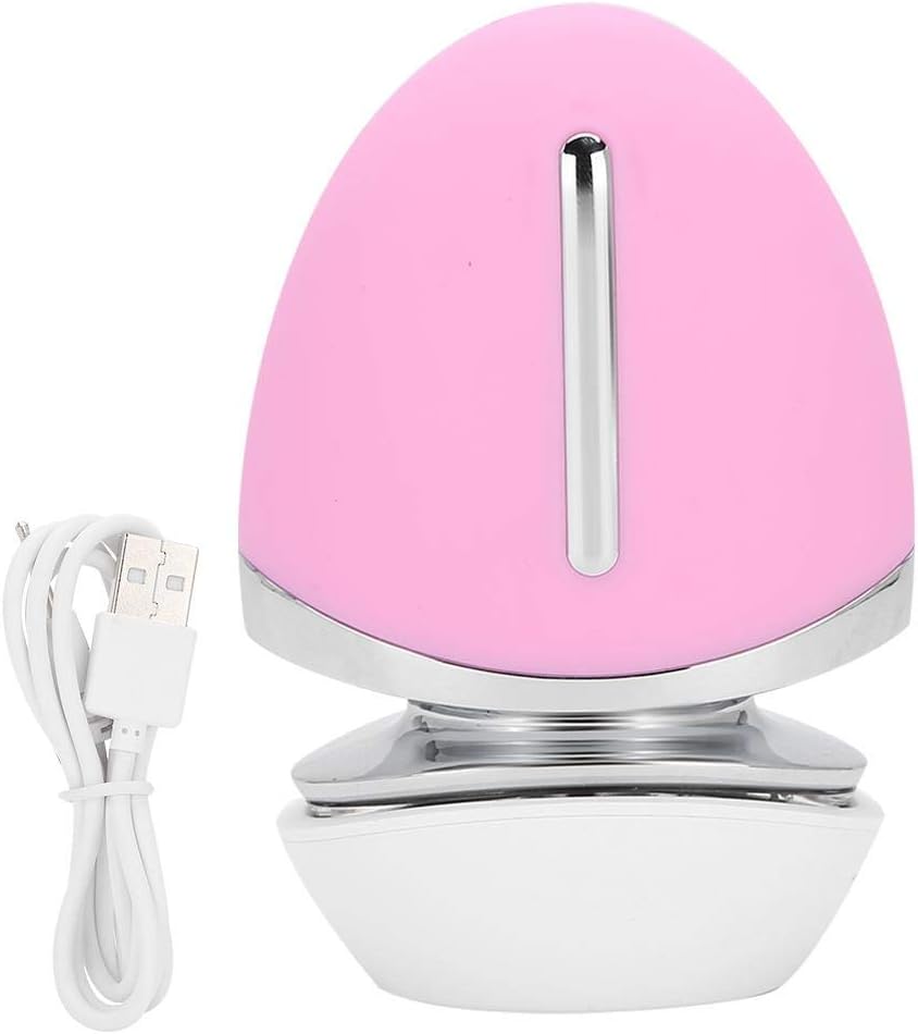 Dispositivo di Pulizia Ricaricabile in Silicone Lavaviso Elettrico Viso Microcorrente Temperatura Costante Impermeabile Detergente Ultrasonico per Pori