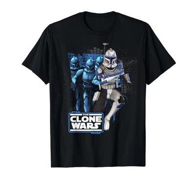 Star Wars: Die Klonkriege Klonkapitän Rex Mash-Up T-Shirt_
