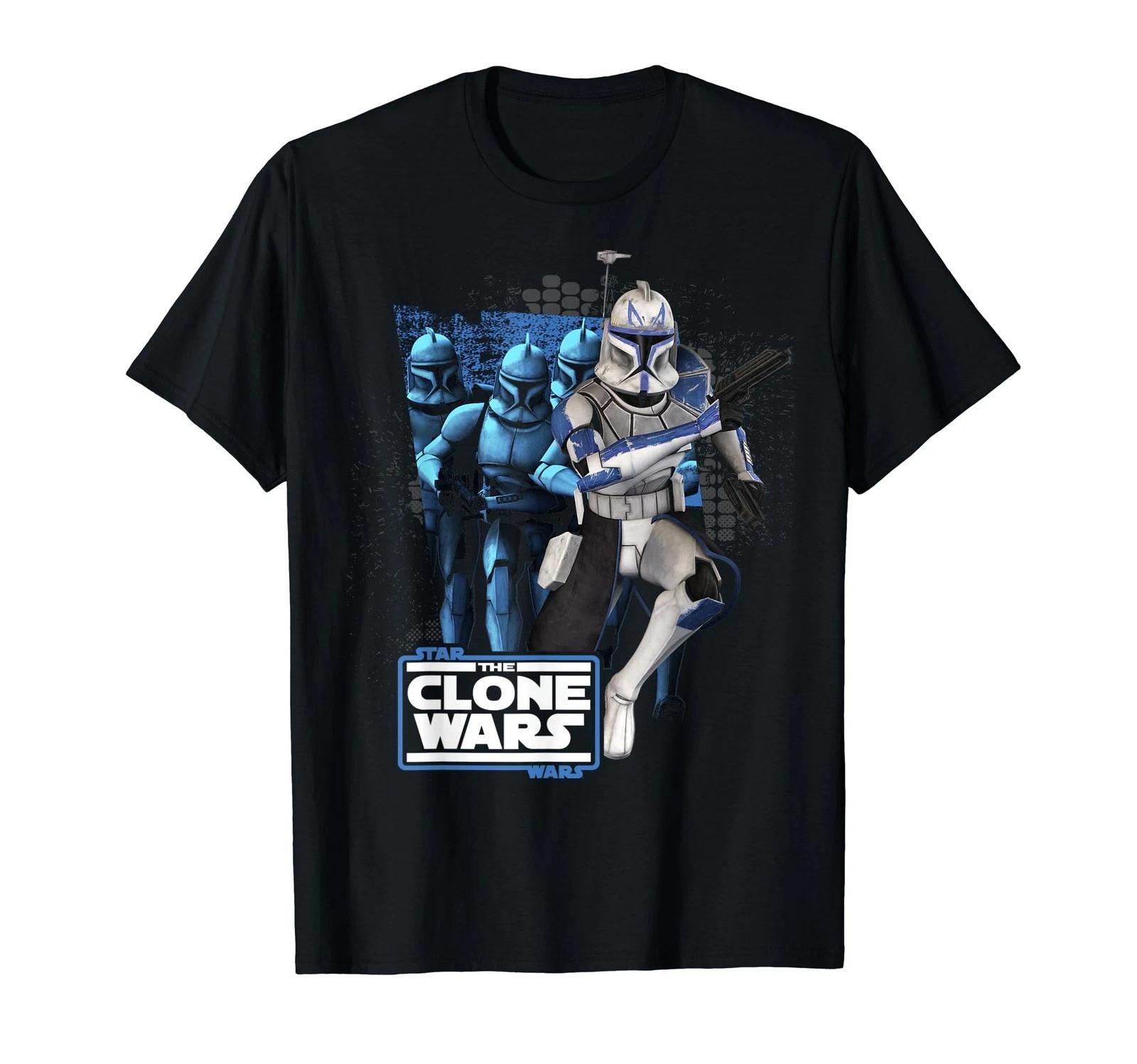 Звездные войны: Футболка с принтом-коллажем Капитан Рекс из Войн клонов_ S