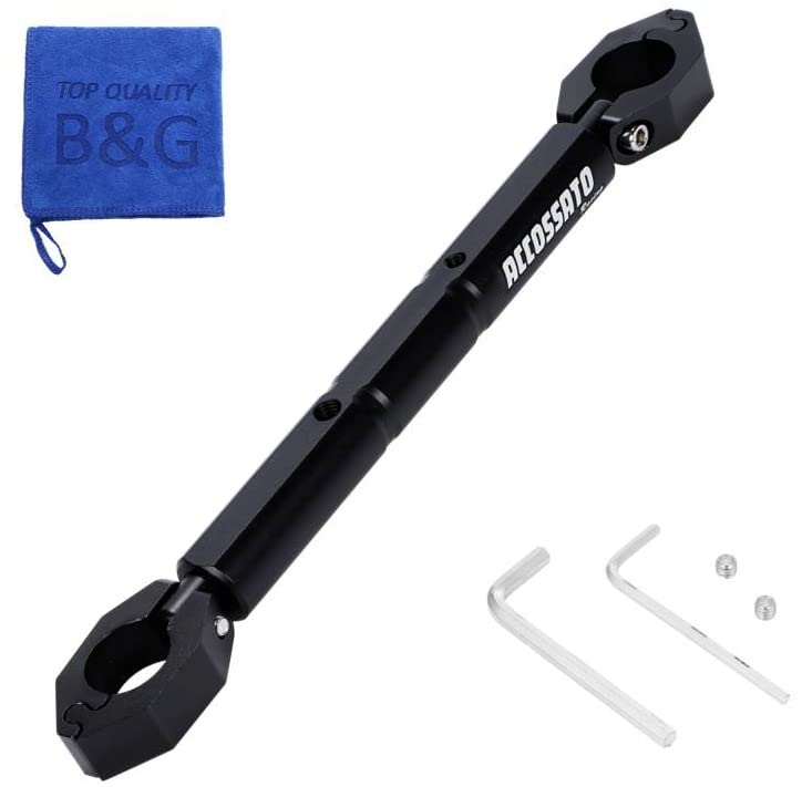 

Comfortable Handlebar Brace for Hunter Cub Handlebar Outer Diameter Adjustable Universal Black [Achieve Handling] CT125, V-Strom 250, PCX125,