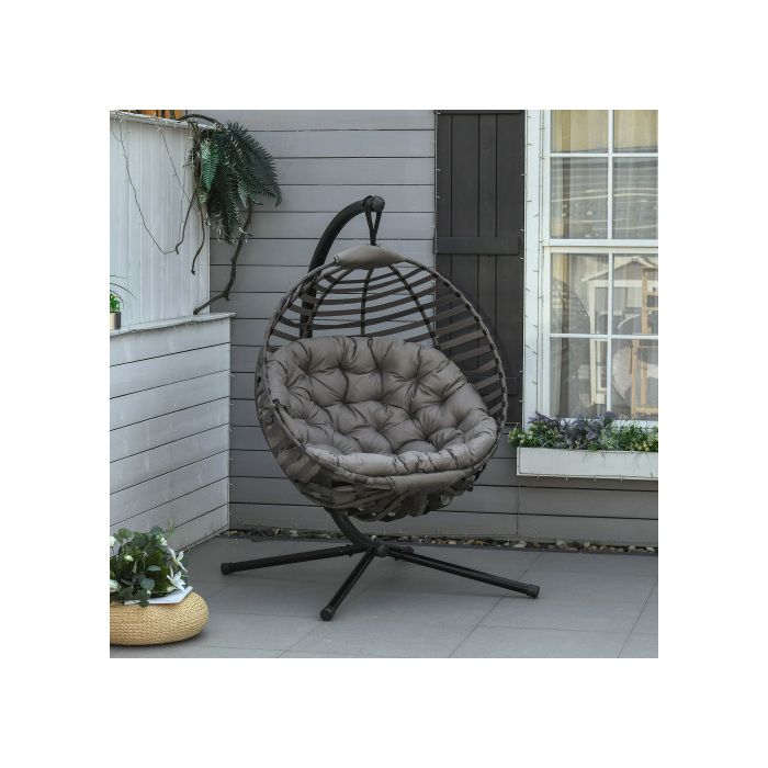 Scaun suspendat - MUVOE - Coș suspendat - Oțel - 1 loc - Confortabil