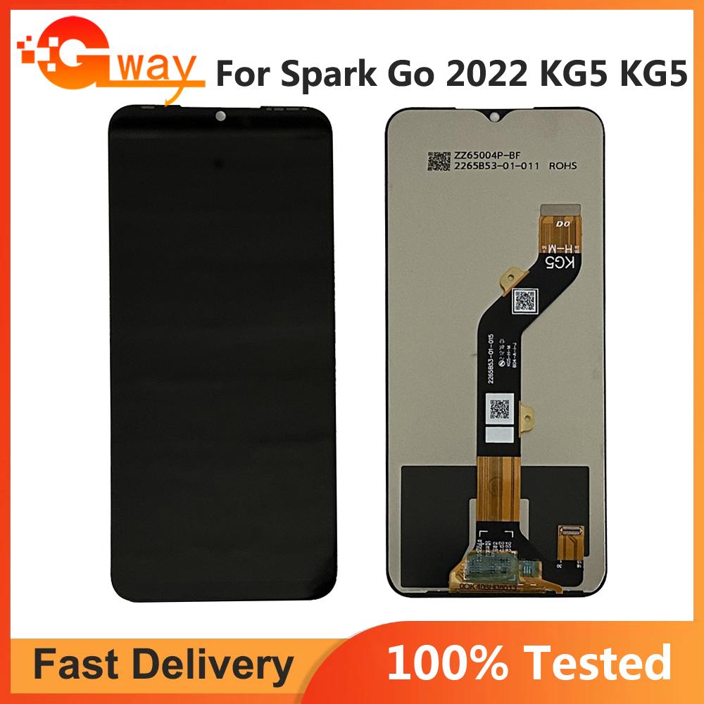 

LCD Screen and Digitizer Full Assembly For Tecno Spark Go 2022 KG5 KG5h