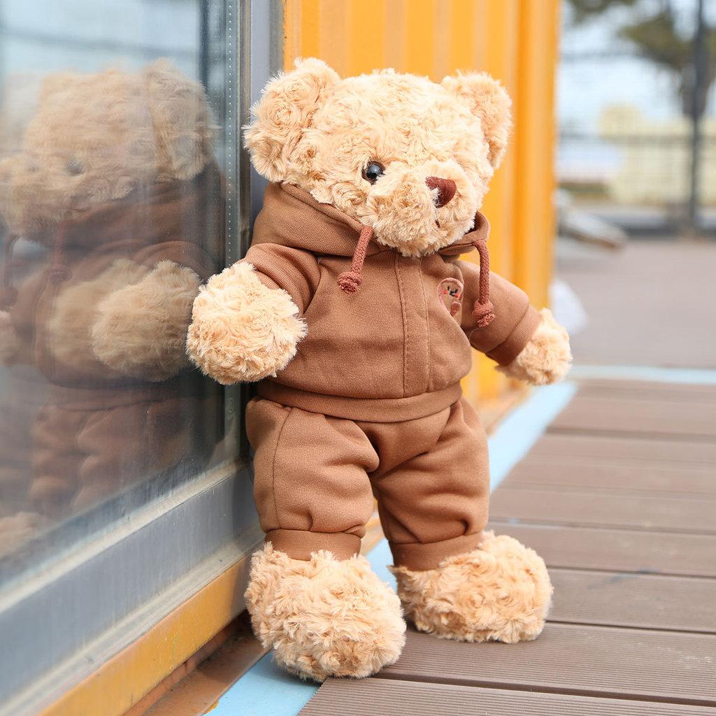 Teddybär Plüschtier Niedlicher Sportbär Schlafkissen Geschenk für Mädchen