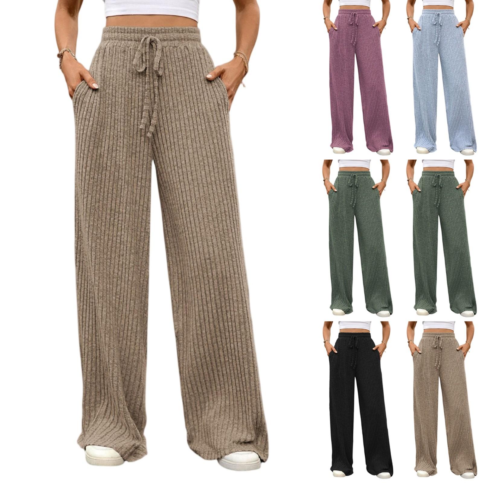 

Women s Straight Pants Fashion Casual Pants Nine Point Harlan Pants XL фіолетовий