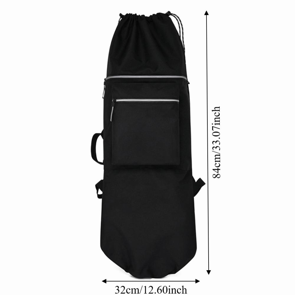 Night Reflective Skateboard Backpack Waterproof Skateboard Gear Bag Skateboard Bag Outdoor Sports