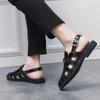 Neue Sandalen Für Männer Plus Größe 46 Fischer Sandalen Männer Sommer Atmungsaktive Hohle Schnalle Formale Sandalen Männer Casual Römischen hausschuhe
