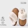 Fashion Crestar Winter Fuzzy Slippers Women Fashion Short Plush Flat Slippers Lady Girls New Warm Comfortable House Fluffy Cotton Shoes
