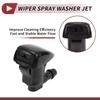 HEROFFIX Toyota Camry 2002-2006 Front Window Nozzles Window Wiper Nozzle Wiper Washer Jet No.85381AA042 Black Plastic