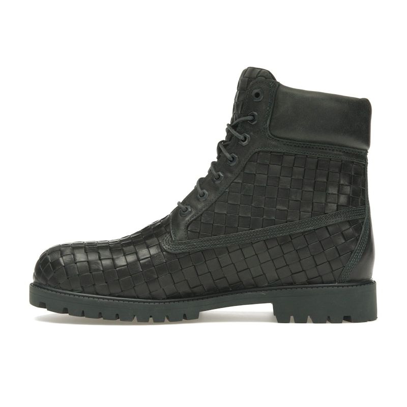 Timberland 6 Zoll Premium Stiefel Gewebtes Leder - Dunkelgrün Unisex Sneaker TB0A6FD6-EEQ