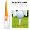10ks plastová golfová odpaliště Čtyřhlavý design Profesionální servírovací kolíky pro snížení tření 83 mm Barevná krátká odpaliště Tréninkový držák golfového míčku