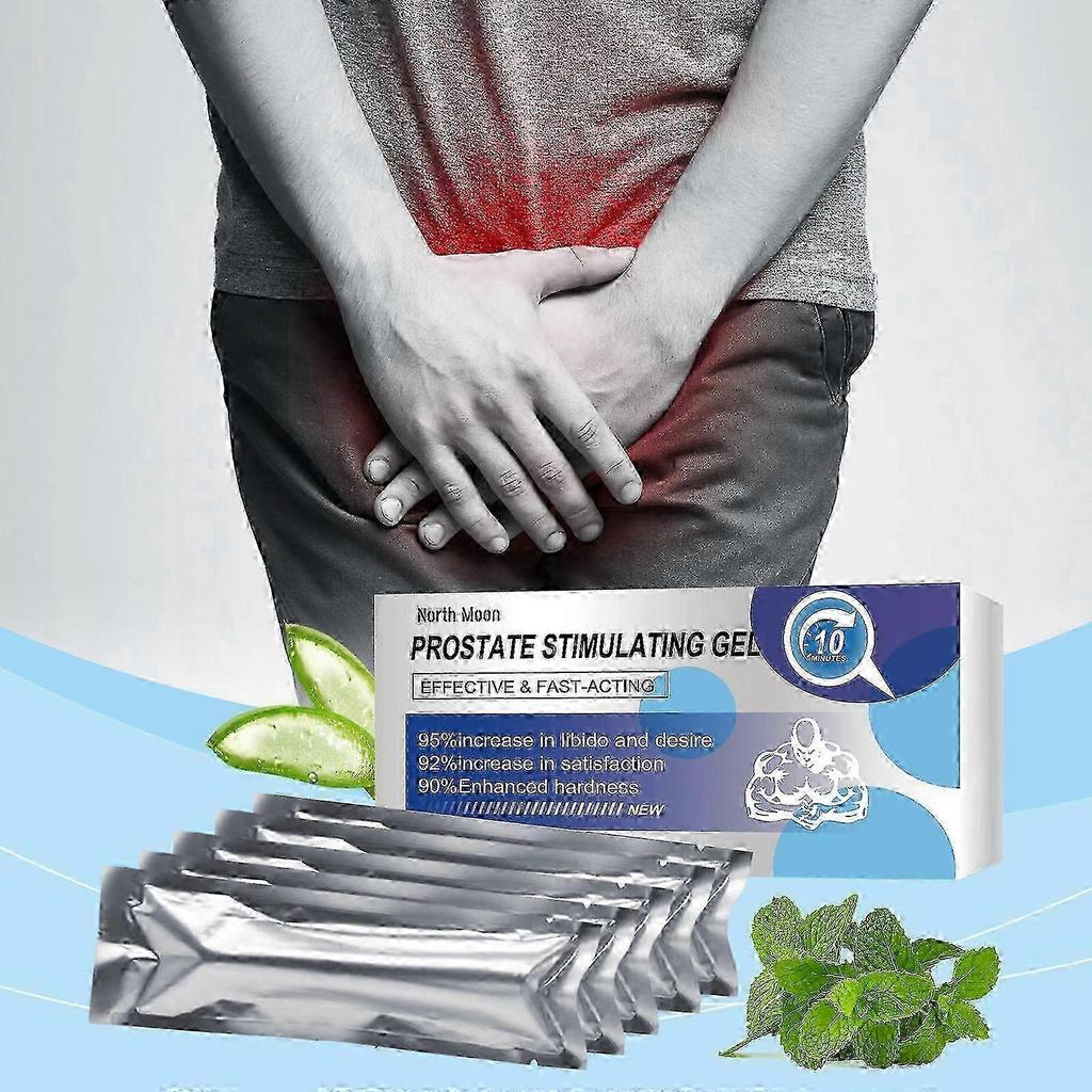 Male Body Care Gel, Men's Gentle Moisturizing Herbal Body Skin Care Gel