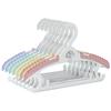 Jiabangshou Retractable & Stackable Kids Rainbow Hangers, 14-Pack