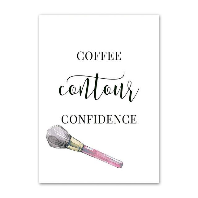 

Губная помада, кисть для духов, высокие каблуки, цветы, настенная живопись на холсте, постеры на скандинавскую тему и принты, настенные панно для декора гостиной A4 21x30cm No Frame